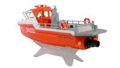 Amewi RC bezkomutátorový záchranný člun Snig 32 cm RTR bílooranžový