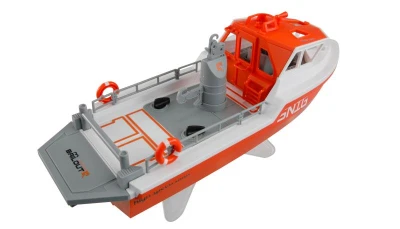Amewi RC bezkomutátorový záchranný člun Snig 32 cm RTR bílooranžový