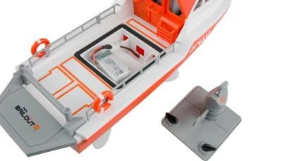 Amewi RC bezkomutátorový záchranný člun Snig 32 cm RTR bílooranžový