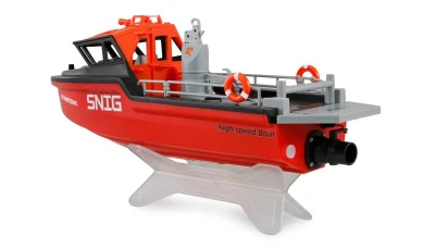 Amewi RC bezkomutátorový záchranný člun Snig 32 cm RTR černočervený
