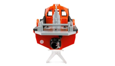 Amewi RC bezkomutátorový záchranný člun Snig 32 cm RTR černočervený