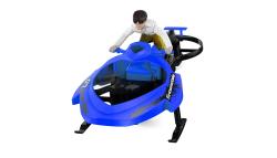 Amewi RC dron Extreme Air Cycle ovládaný rukou modrožlutý