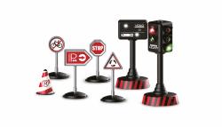 Kamion s autopřepravníkem 2WD, 1:16, bohaté příslušenství, semafor, radar, 3 autíčka, RTR