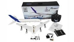 AIRBUS A380 RC letadlo se stabilizací, 3ch - motory a výškovka, 510mm, RTF 2,4GHz, EPP
