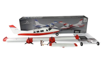 Amewi AMXPlanes P68 Hochdecker červené 850mm RC letadlo