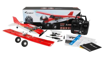 Amewi RC letadlo Maule M7 RTF 4-kanálové červené