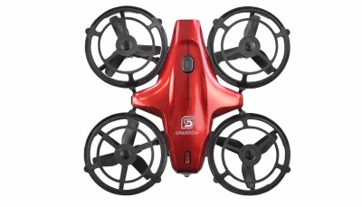 Amewi RC mini dron Sparrow se senzory červený