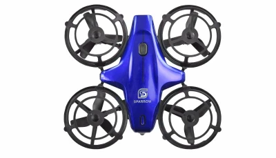 Amewi RC mini dron Sparrow se senzory modrý