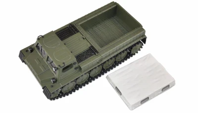 Amewi RC obrněné pásové vozidlo 1:16 RTR olivově zelená replika GAZ-71