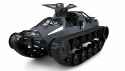 Amewi RC pásové vozidlo Military police 1:12 šedá RTR sada