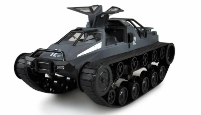 Amewi RC pásové vozidlo Military police 1:12 šedá RTR sada