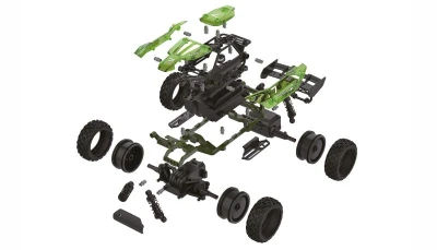 Amewi RC STAVEBNICE COOLRC DIY RAZOR BUGGY 2WD 1:18