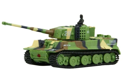 AMEWI RC tank Mini German Tiger 1:72 zelený