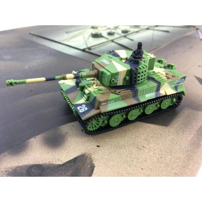 AMEWI RC tank Mini German Tiger 1:72 zelený