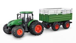 Amewi RC Traktor 2,4 Ghz s prepravníkom zvierat, svetlá, zvuk 1:24