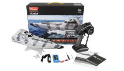 Amewi RC vojenský člun Black Turbo šedá kamufláž