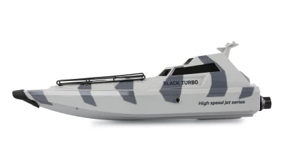 Amewi RC vojenský člun Black Turbo šedá kamufláž