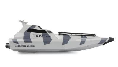 Amewi RC vojenský člun Black Turbo šedá kamufláž
