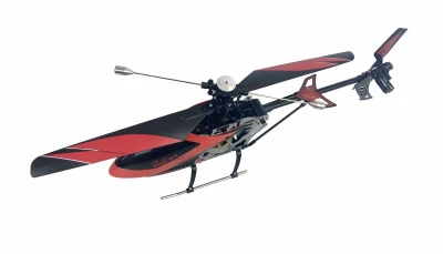 BUZZARD V2 jednorotorový vrtulník se stabilizací, 4ch, RTF, 2,4 GHz, červený + sleva 300,- na příslušenství