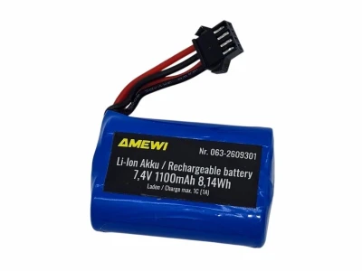AMEWI Trade e.K. Akumulátor Li-ion 7,4V 1100 mAh 4SM konektor