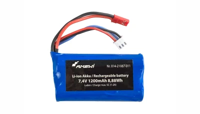 AMEWI Trade e.K. Amewi Aku Li-Ion 7,4V 1200mAh BEC pro 21087, 21090