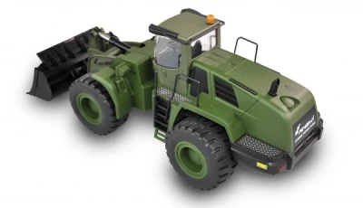 Amewi G485E ME Military olivově zelený 1:14 celokovový RC nakladač