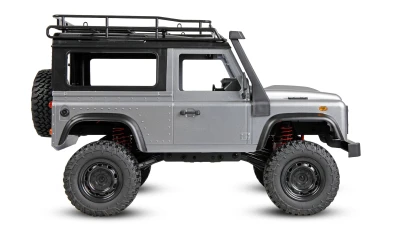 Amewi RC crawler D90 Defender prporcionální, 1:12 stříbrná