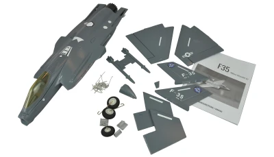 AMEWI Trade e.K. Amewi RC letadlo AMXFlight F-35 Jet EPO PNP