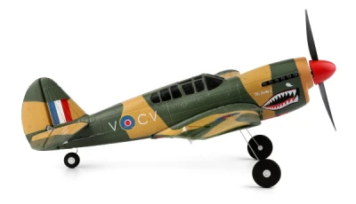 AMEWI Trade e.K. Amewi RC letadlo Curtiss P-40 Warhawk 4 kanál 6G gyro, RTF sada