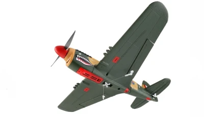 AMEWI Trade e.K. Amewi RC letadlo Curtiss P-40 Warhawk 4 kanál 6G gyro, RTF sada
