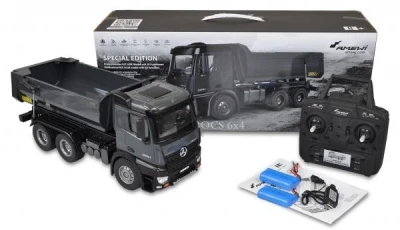 Amewi Mercedes-Benz Arocs 1:14 černý RC sklápěč