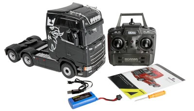 Amewi Scania 770 6x4 1:18 RTR černá RC tahač