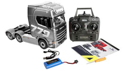 AMEWI Trade e.K. Amewi RC tahač Scania 770 6x4 1:18 RTR stříbrný