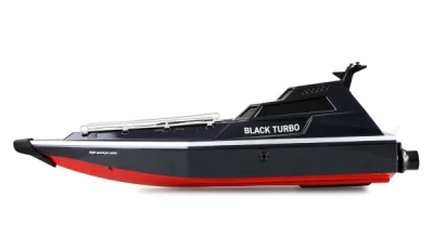 AMEWI Trade e.K. Amewi RC vojenský člun Black Turbo černý