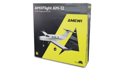 Amewi AMXFlight AM-12 bílé 450mm s gyroskopem 6G/3D 6 kanálů RTF RC letadlo