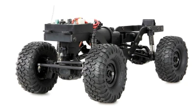 Amewi AMXRock Crosstrail červený 4WD 1:16 RTR LED rampa RC crawler