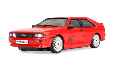 AMEWI Trade e.K. Audi quattro 1980 Onroad a Drift pneu 4WD 1:28 RTR červená