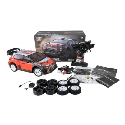 AMEWI Citroen C3 WRC červené 1:14 4WD RTR licencované RC auto