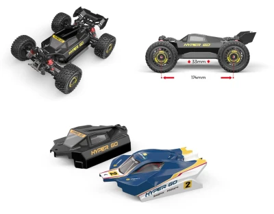 Amewi Hyper Go V2 střídavý 45 km/h 4WD 1:16 RTR 2x karoserie buggy