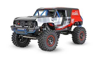 AMEWI Trade e.K. Hyper Go H18P Ford Bronco Baja 1000 střídavý motor 1:18 RTR LED, uzávěrky, portálové nápravy