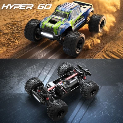 Amewi Hyper Go MTX14 střídavý motor 4x4 1:14 RTR LED rampa monster truck