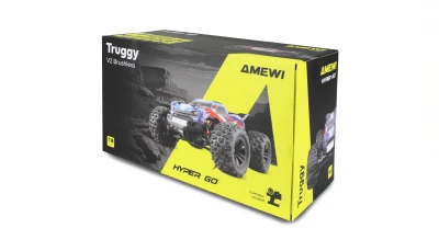 Amewi Hyper Go Truggy V2 modro-červený 45km/h 4WD 1:16 RTR LED