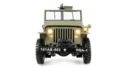 AMEWI Trade e.K. Jeep Willys MB Scale RC Crawler 4WD 1:14 RTR zelený