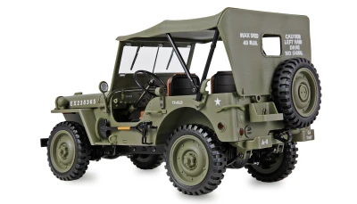 AMEWI Trade e.K. Jeep Willys MB Scale RC Crawler 4WD 1:14 RTR zelený
