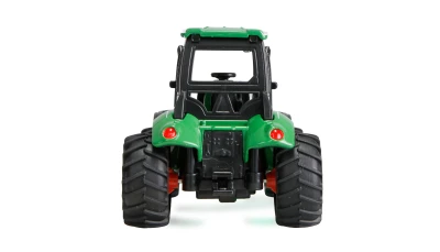 Amewi Kovový RC traktor s přívěsem 1:64 RTR zelený, 3 rychlostní stupně, LED světla