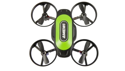 AMEWI Trade e.K. Mini dron XD95 RTF sada pro začátečníky, salta, LED osvětlení