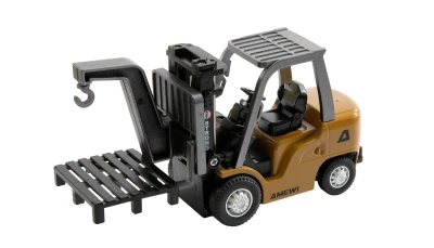 AMEWI Trade e.K. Mini kovový RC vysokozdvižný vozík 8kanálový 1:64 RTR