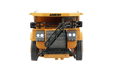 AMEWI Trade e.K. Mini kovový sklápěcí RC dumper, proporcionální, 8 kanálů, 1:64 RTR