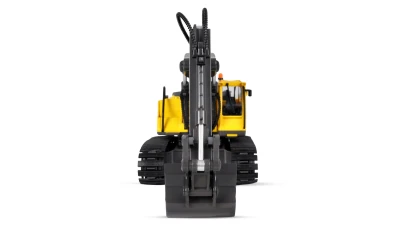 Amewi RC pásové rypadlo s kovovou lžící, žluté, 16 kanálů, 1:18, RTR