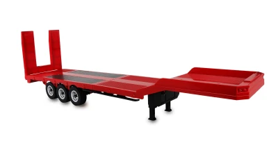Amewi červený třínápravový podvalníkový návěs pro modely Scania 1:18